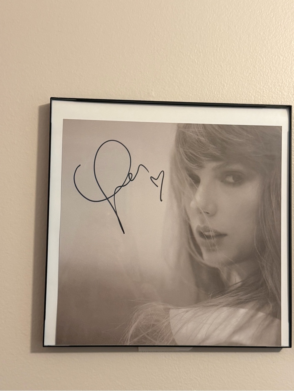 Signed Taylor Swift TTPD Vinyl
